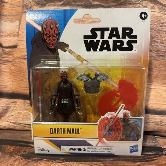 Star Wars Darth Maul 4" Epic Hero Action Figure Hasbro Disney NIP Sealed Armor - Picture 1 of 8